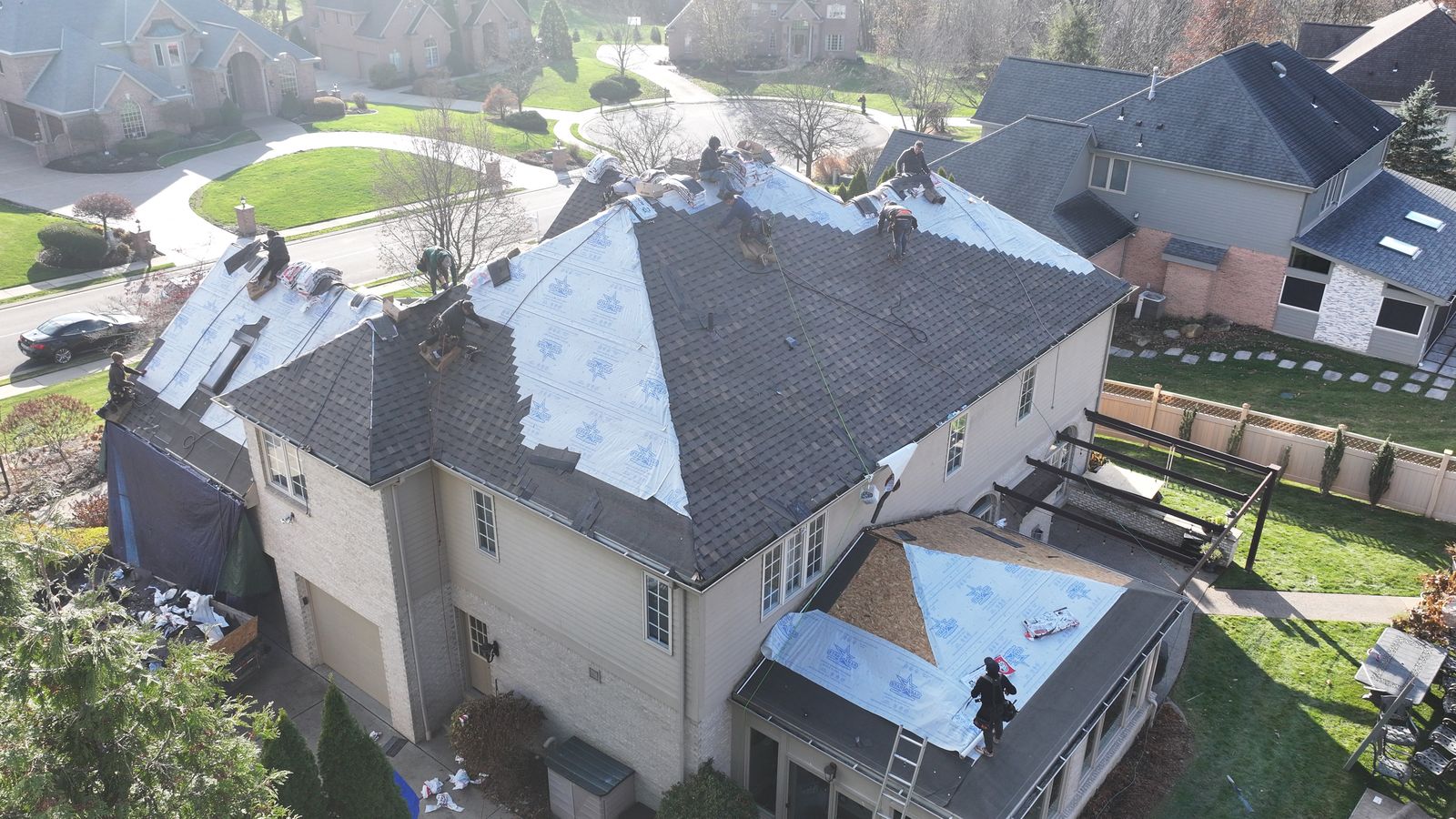 Full roof replacement in Poland OH